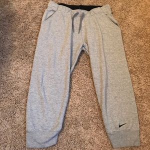 Grey sweatpants